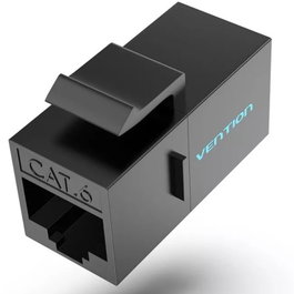 Vention IPGB0 Adaptador RJ45 Cat6 UTP Keystone Jack Negro